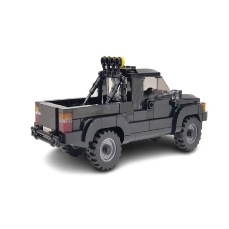 Klocki konstrukcyjne MOC-116403, małe elementy, 343 elementy, kreatywny pojazd, samochód, zabawka edukacyjna DIY, zestaw modelarski do składania, prezent.