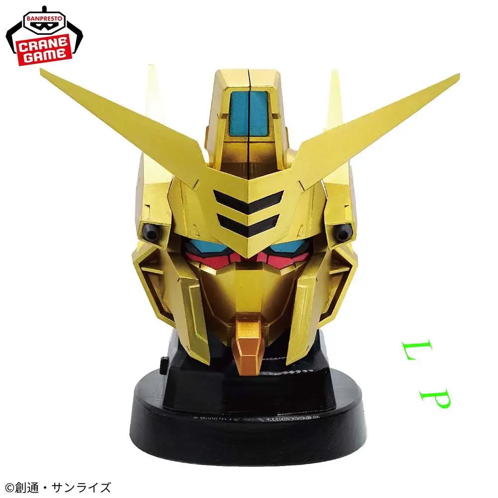 

BANDAI Banpresto Brand new spot goods Mobile Suit GUNDAM head speaker golden glittering Anime Figure Model Genuine Boxed Toy