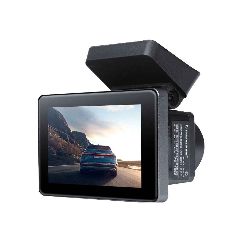 G Sensor Car Black Box Emergency Accident Lock Event Data Recorder with 3 Inch IPS Touch Screen 2K 1080P Dual Lens Dash Cam