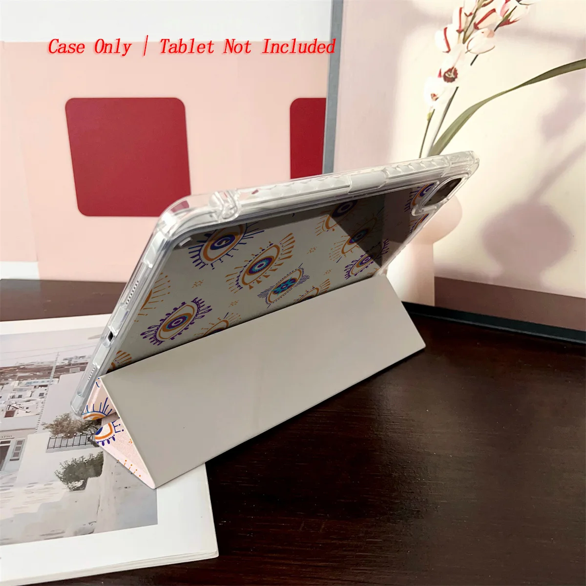 خلفية لطيفة على شكل حرف Y من الأكريليك باللون الوردي والعديد من حافظة iPad لهاتف Apple iPad Pro 11/12.9 Air 3/4/5 Mini 5/6 8th-10th Gen