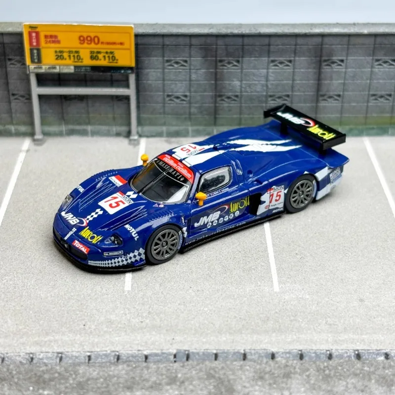 Diecast 1/64 Scale Maserati MC12 Supercar Model Alloy Maserati MC12 No. 15 Painted Racing Model Collection Decoration