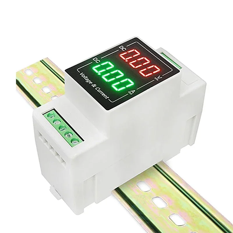 

Тип DIN-рейки, цифровой дисплей постоянного тока, 100 В, вольтметр, 20 А, амперметр, 50 А, цифровой встроенный измеритель 1000 В