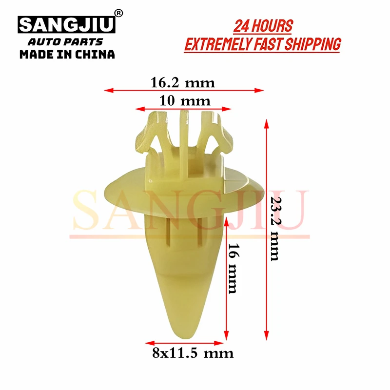 

20Pcs Compatible With For Toyota Highlander Land Cruiser Tacoma Tundra Fender Wheel Flare Moulding Clips 90467-11100