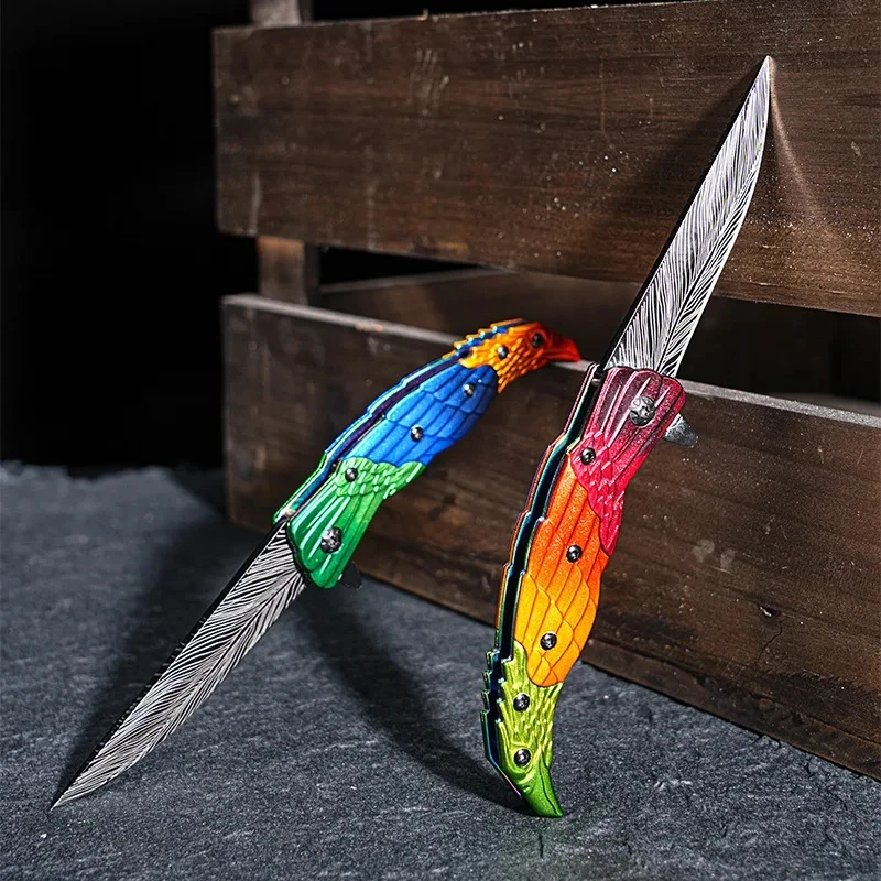 Folding Pocket Knife Outdoor Survival Tactical Knife Camping Hiking Hunting Knives For Self-defense EDC Rescue Multi Tool