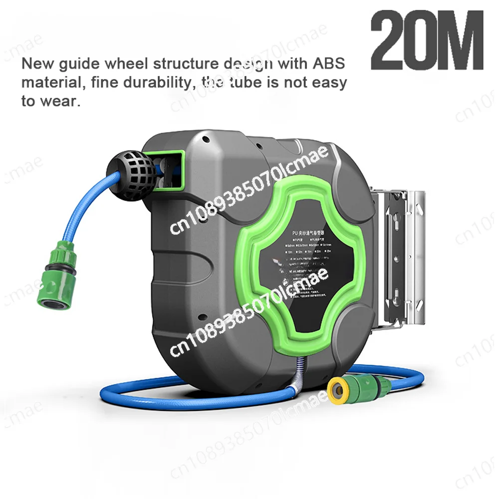 

Auto Telescopic Hose Reel Car Wash Garden Irrigation Water Tube Holder Wall Mount High Pressure Waterpipes Roller Water Drum