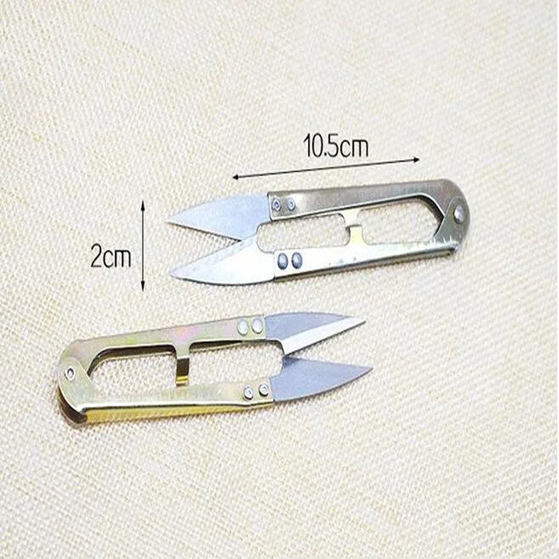 1PC U Shape Mini Scissors Embroidery Sewing Tool,Portable Snips Thread,Sewing Trimming Scissors Nippers Clipper