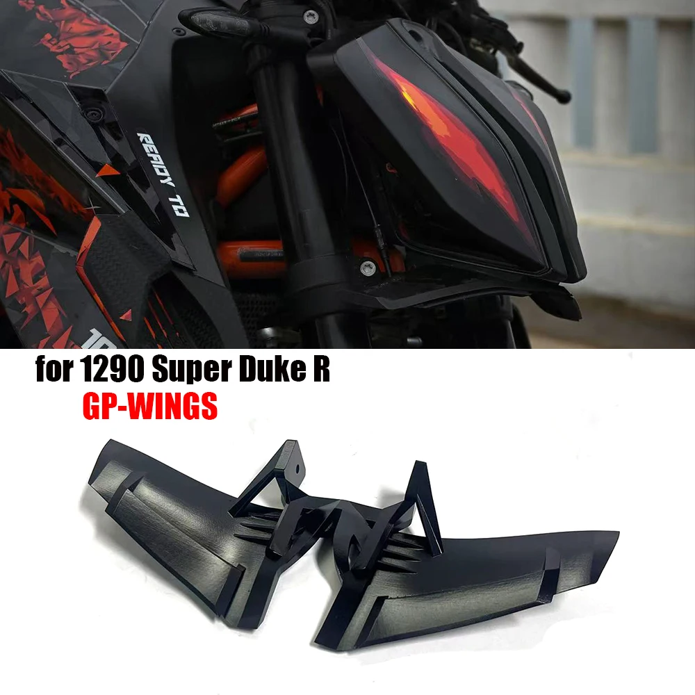 For 1290 Super Duke R GP WINGS DOWNFORCE NAKED FRONTAL SPOILERS 1290 superduke 2023-  Front spoiler Lower spoiler lower lip