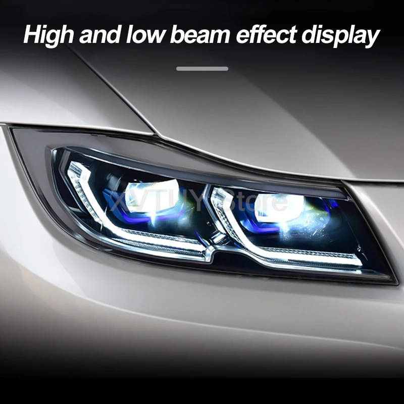 

Car Headlights for BMW E90 2005-2012 Styling Head Lamp LED Dynamic Running Light Turn Signals Car Refit Accessories DRL Assembly