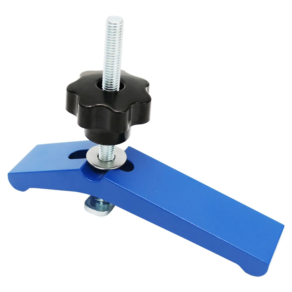 3/4 Inch (19mm) Aluminum Woodworking T-Track Hold Down Clamp