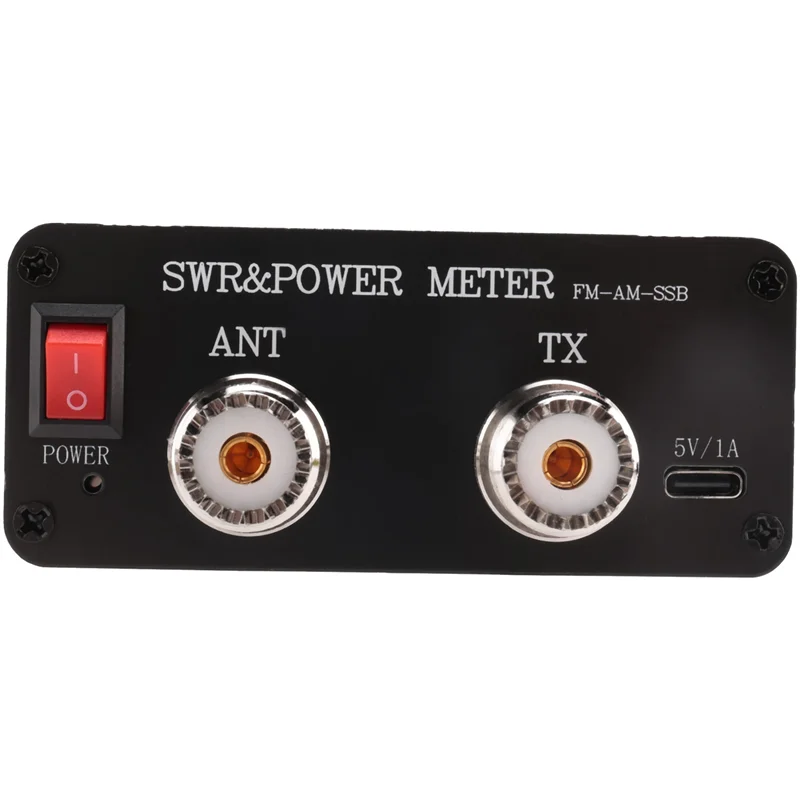 ABMS-CQV-SWR120 120 واط مقياس الموجة الدائمة للطاقة الرقمية 240 × 240 كامل اللون HD عرض SWR متر