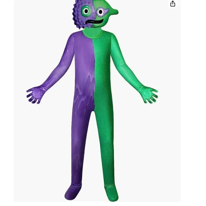 

asdh8@Bear's Den Garten Of Banban Costume Green Jumbo Josh Two-Face Monster Cosplay Horror Game Figure Clothing For Hallowee New
