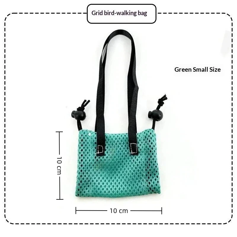 しBird Travel Bag Breathable Tote With Safety Harness Outdoor Portable Carrier For Cockatiel Conure Lovebirds, Walking Road Trip