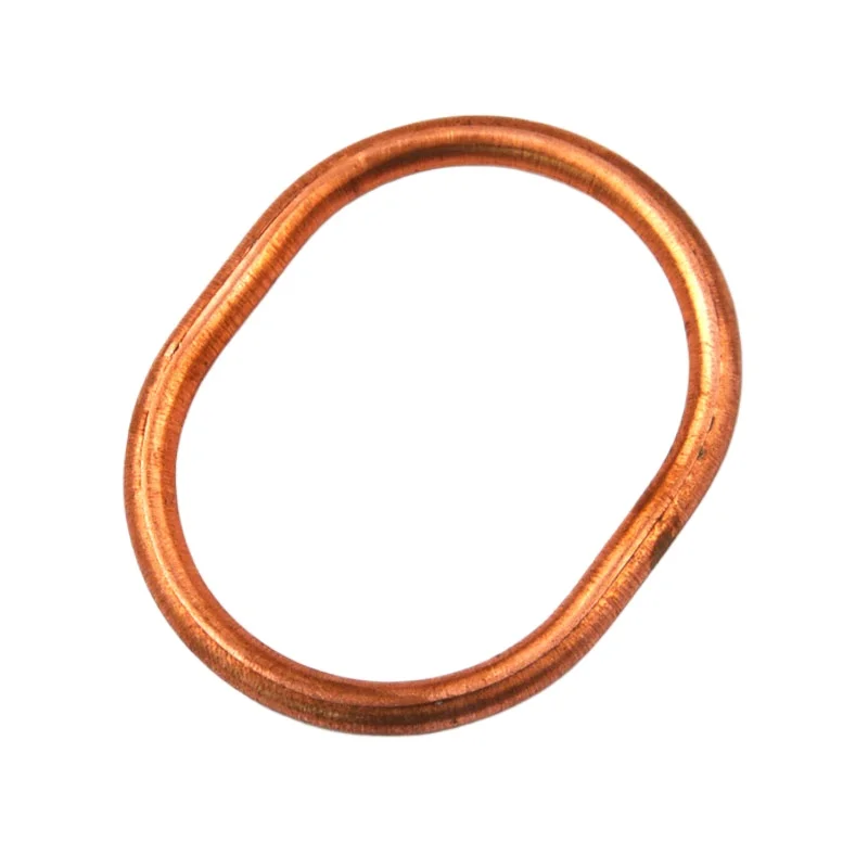 

4PC Motorcycle Exhaust Pipe Header Gasket For Kawasaki KLR650 KL650 1987-2018 2022 KL600 KLR600 84-86 88-94