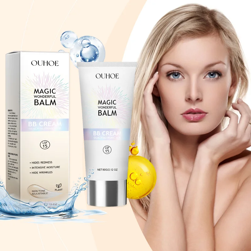 

Brightening BB Day Cream - Lightweight Moisturizing Tone Up Cream, Natural Cover, No Makeup Look, Smooth Finish, Daily Use