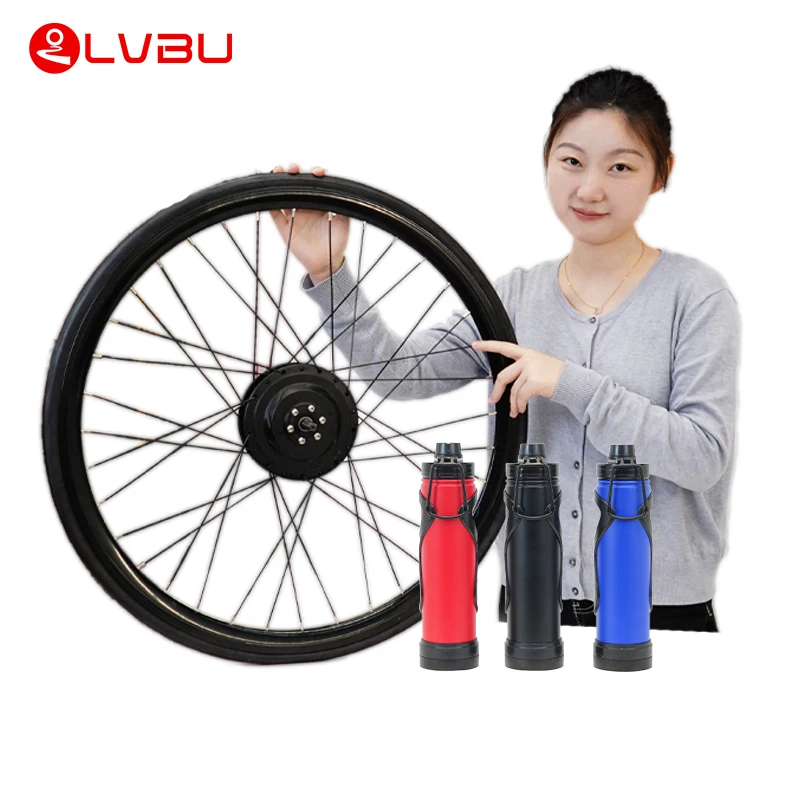 Multifunction Bottle Battery Big Power 350w 250w Front/rear Wheel Electric Bicycle Motor Kit With Pedal Assistant System Sensor