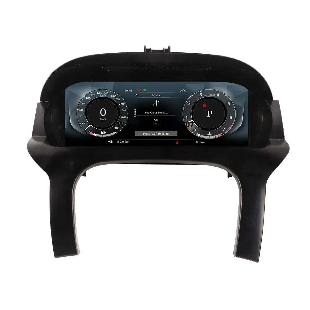 

12.3'' Digital Cluster for Car LCD Dashboard Display Speedometer Virtual Virtual Cockpit Instrument Panel