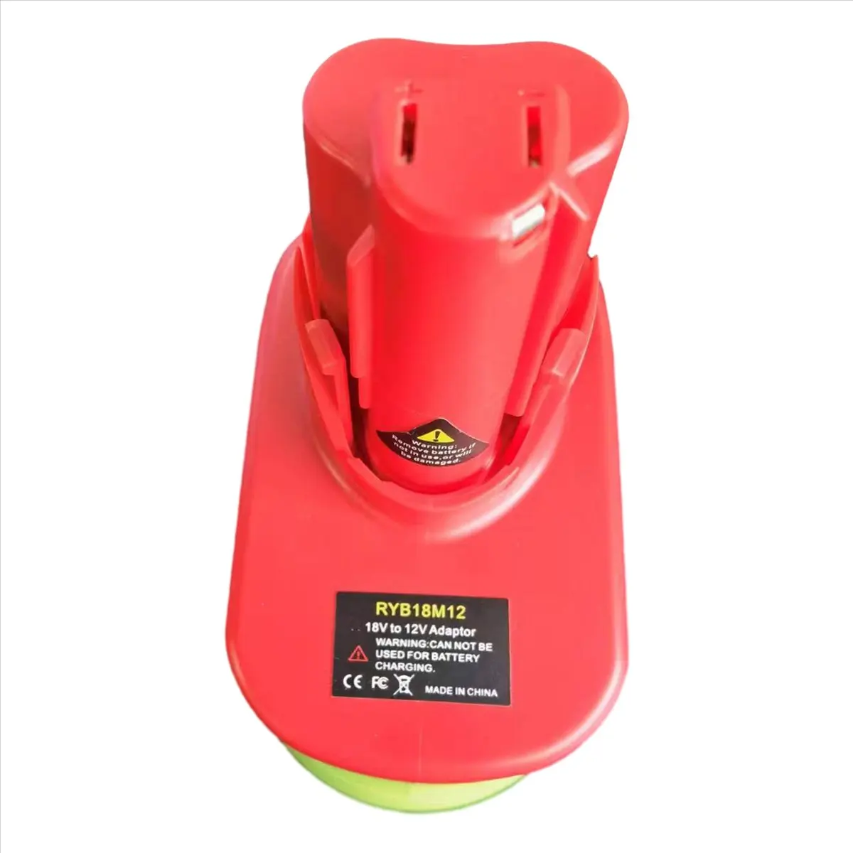 RYB18M12 Battery Adapter for 18V Battery Convert for RYB18M12 Converter Tool for Voltage Conversion ABS