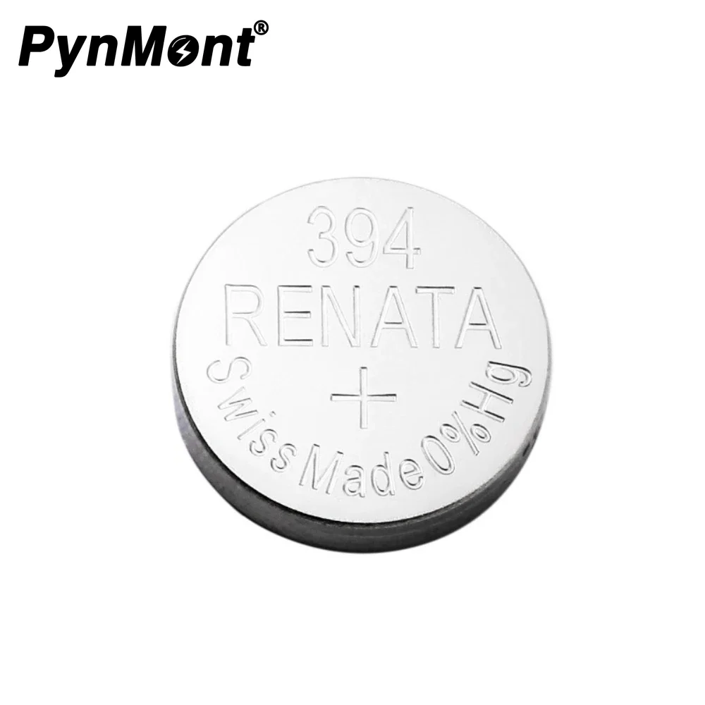 2PCS New Renata 394 SR936SW AG9 LR936 1.55V Silver Oxide Battery for Watch Toy Calculator Button Coin Cell Swiss Made