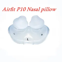 Orijinal silika burunluklar AirFit P10 burun yastıklar için Resmed S9/S10 ventilatör burun yastık boyutu S/M/L uyku apne