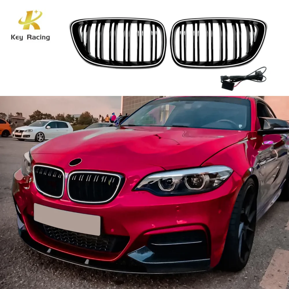 

F22 Led Grill Front Kidney Grille For BMW 2 Series F22 F23 218i 220i 230i M240i 2014-2019 Racing Grille Car Accessories