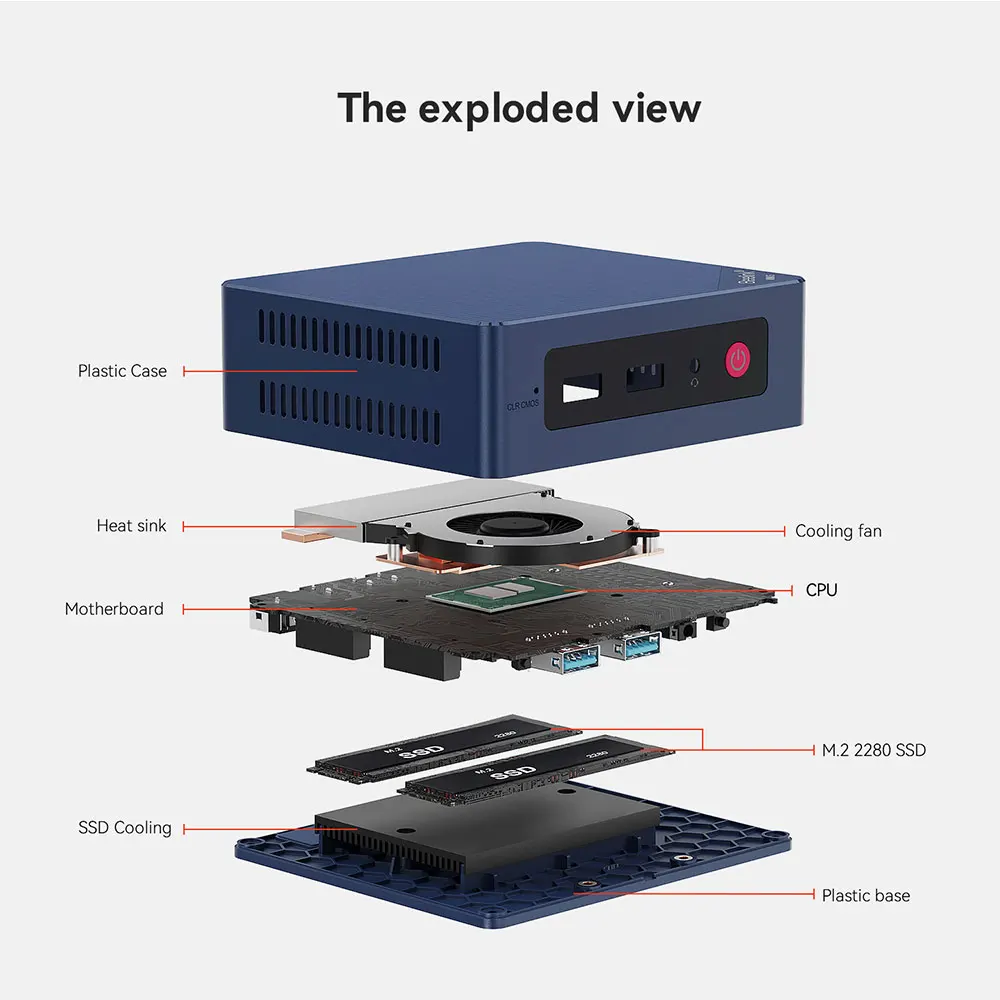 Beelink MINI S13 Mini PC Intel Twin Lake N150 12GB LPDDR5 512GB
