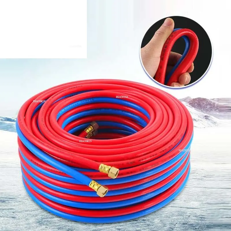 

15M Length 8mm 60bar 6mpa Oxygen Acetylene Tube Double Color Connection Hose High Pressure Oxygen Gas Tubing Parallel Gas Pipe