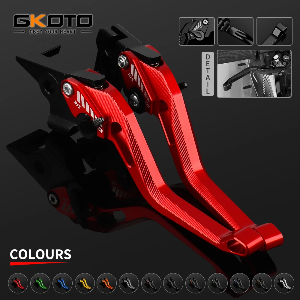 For Yamaha YZFR3 MT-03 YZFR25 MT25 MT-25 YZF R3 R25 Motorcycles CNC Aluminum 5D Handlebar Adjustable Short Brake Clutch Levers 