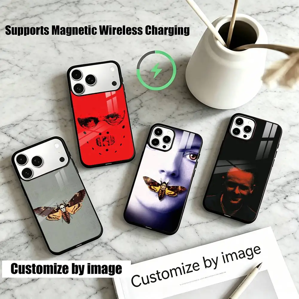 Silence of the L-Lambss  Phone Case For iPhone18,17,16,15,14,13Plus,Pro Compatible with magnetic wireless charging