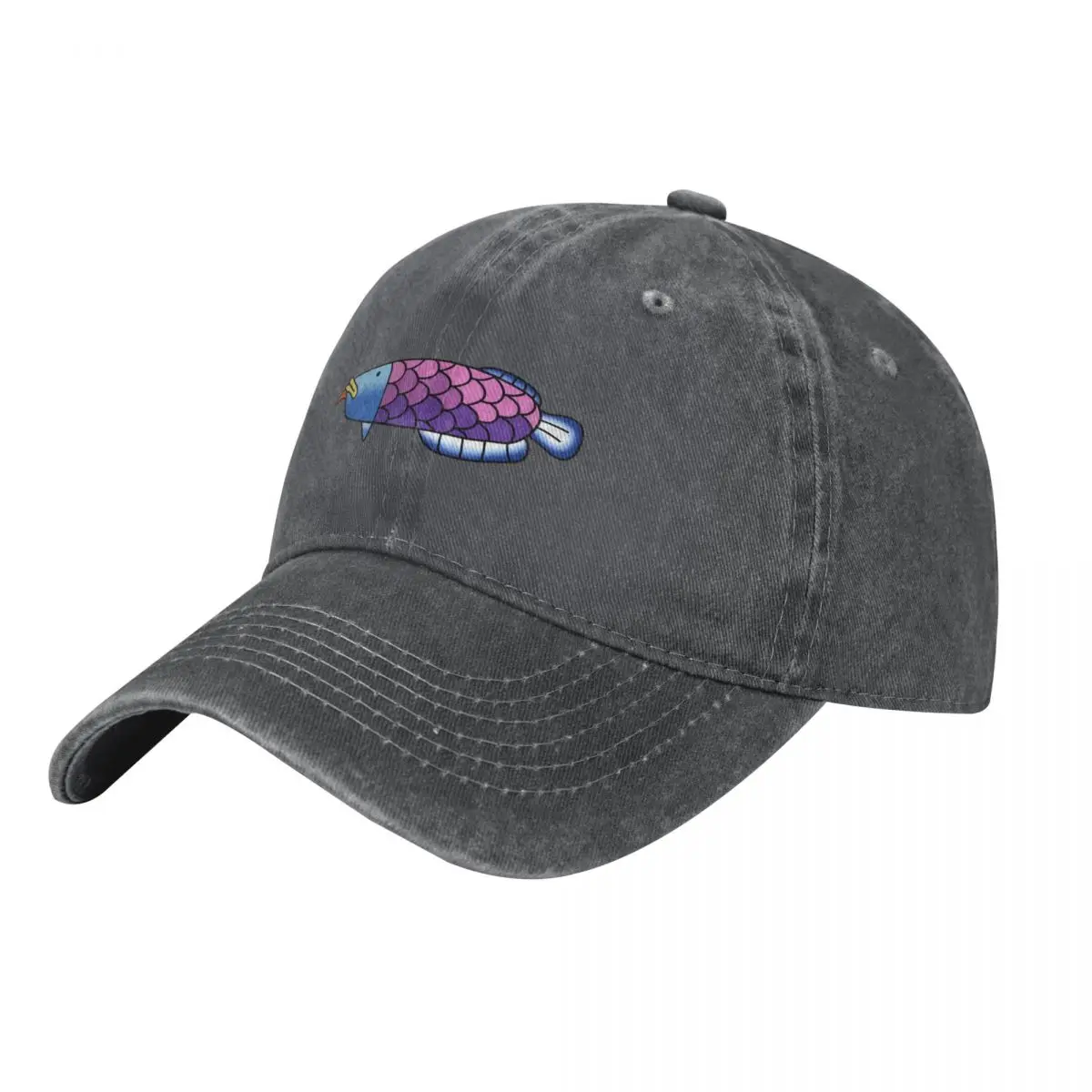 

King of the Pond Rainbow Kingfish Baseball Cap Gentleman Hat fashionable Caps Women Men's