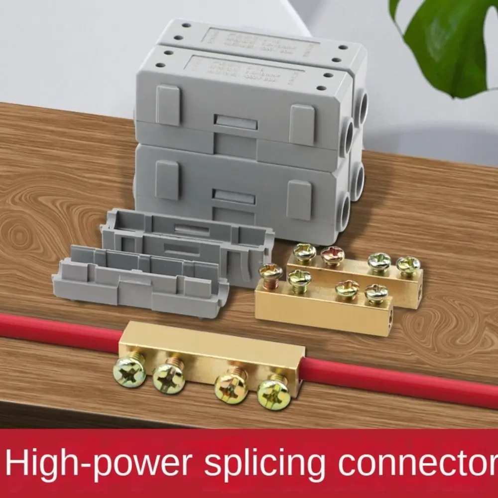 Docking High Power High Power Splitter Conductor Brass Wire Connector Quick Terminal Block Electrical