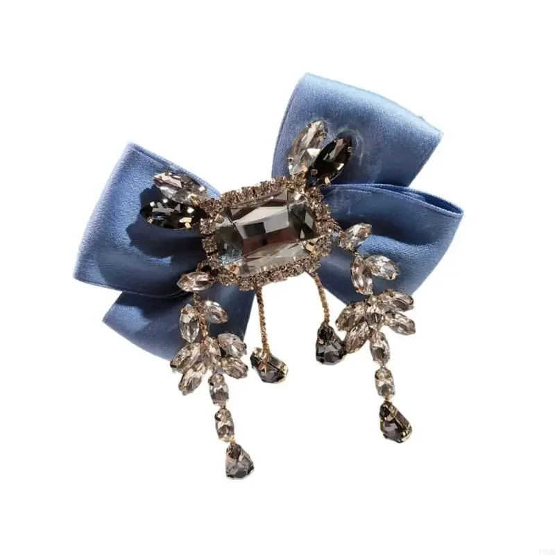 

Сплошной цвет в стиле ретро, ​​броши с бантом и галстуком, стразы, булавка для пальто, броши из сплава для платья для костюма и