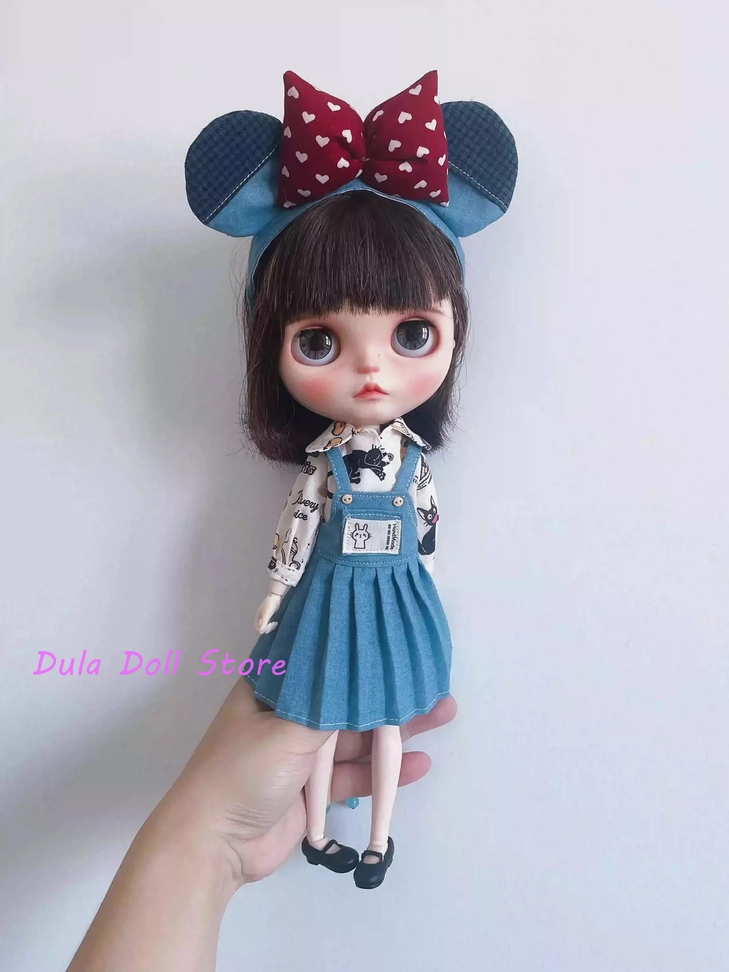 Dula Doll Clothes Dress blue suit Blythe ob24 ob22 Azone Licca ICY JerryB 1/6 Bjd Doll Accessories