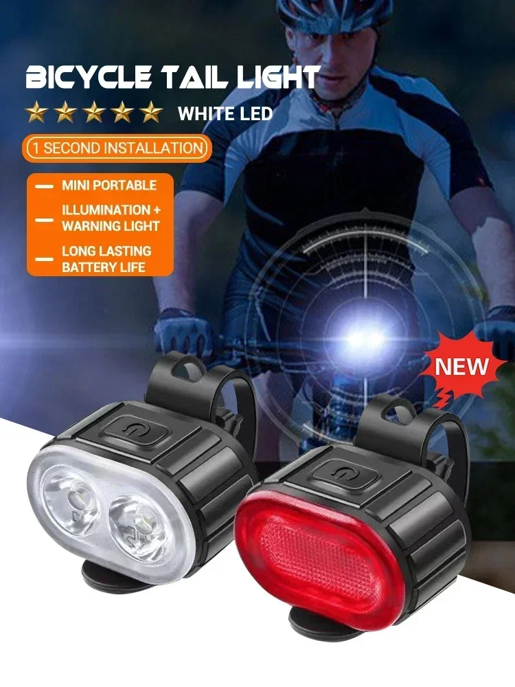 AliExpress KDULIT Cycling Bicycle Front Rear Light Set Bike USB-C Charge Headlight Light MTB Waterproof Taillight LED Lantern Bicycle Accessories