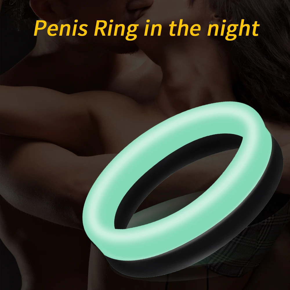 Male Cock Ring Penis Ring Delay Ejaculation Scrotal Binding Ball Stretcher Sex Toy For Men anillos para hombre Silicone Cockring