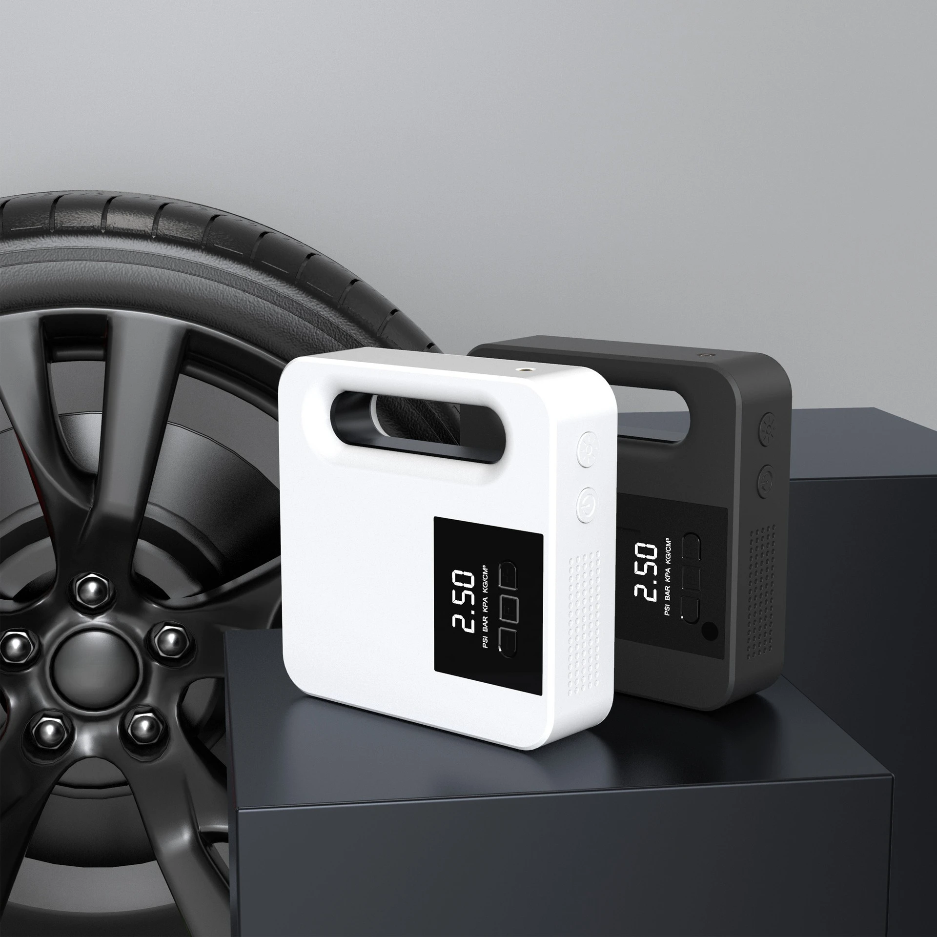 

Car Air Pump Digital Display Portable Electric 12v Tire Inflator Multifunctional Car Air Pump LED Lighting
