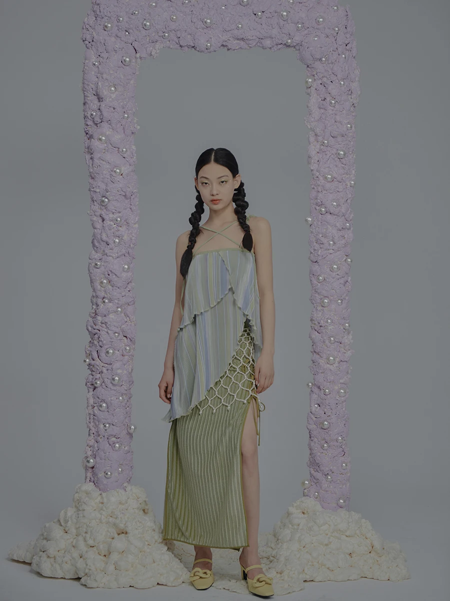 

Оригинальная длинная юбка-жилетка MildRate из искусственного бархата с асимметричным дизайном, однотонная, с высокой талией, прямого кроя, H-образная форма