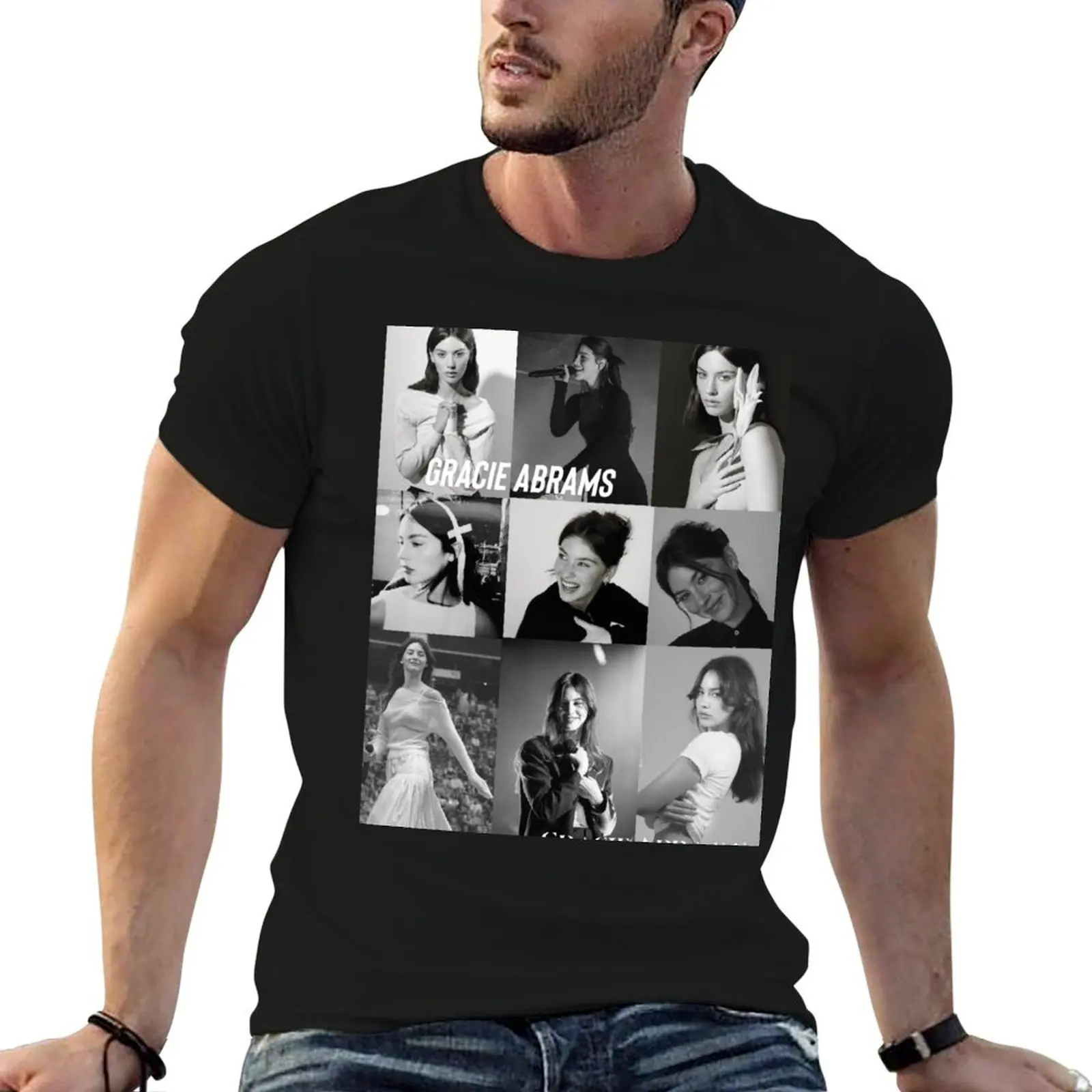 

Gracie Abrams T-Shirt valentines clothes sports fans mens graphic t-shirts hip hop