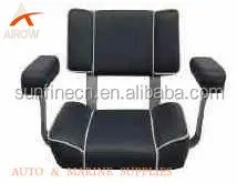 Airow auto Marine Captain Boat Seat Marine Chair for Sales  Boat Captain Seat with Armrests Deluxe Flip up Upholstered