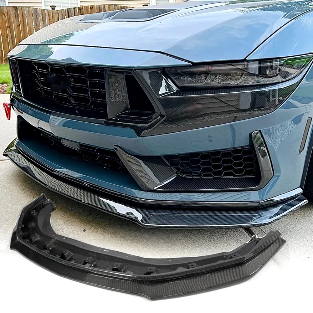 

ATV&UTVHigh Quality Carbon Fiber Front Bumper Lip for Ford Mustang Dark Horse 2024