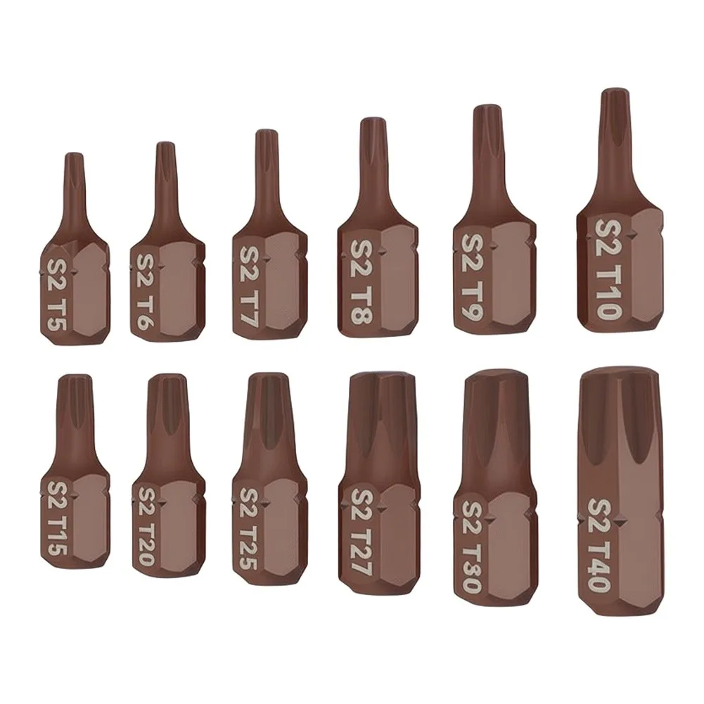 For S2 Tool Steel For Impact Bit Set 18mm Length Magnetic Hex Socket 7pcs Socket 12pcs for Precision Work in Narrow Areas