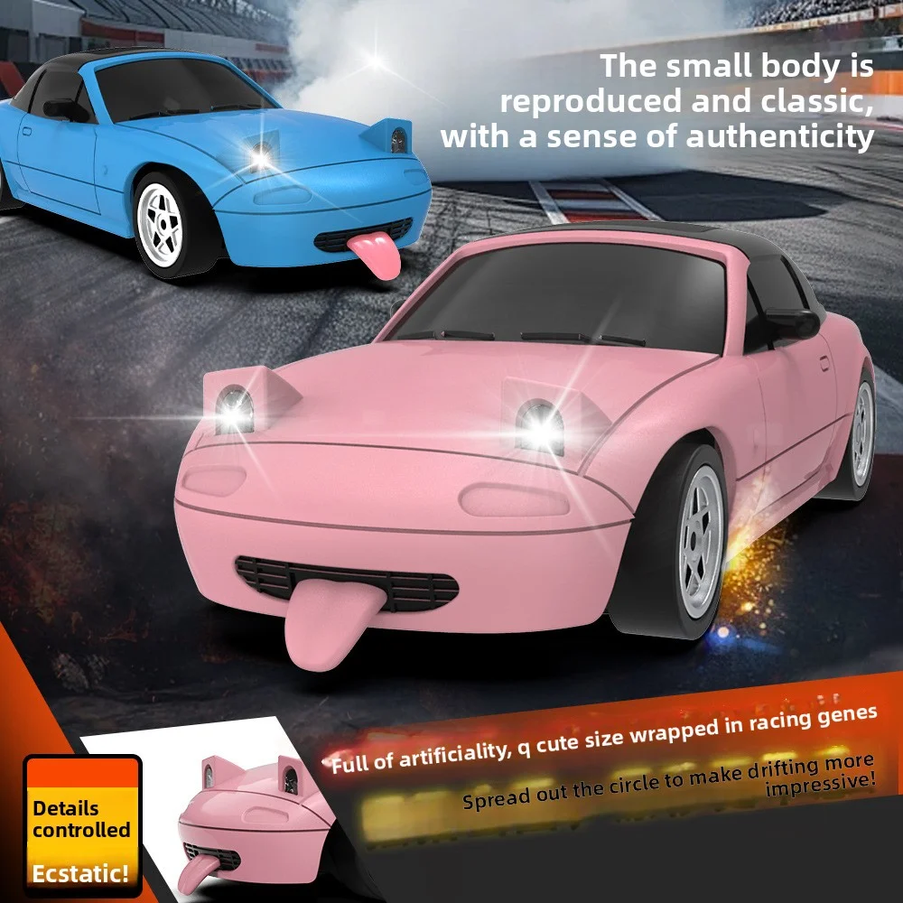 

JJRC C8827 Mini Full-Scale 4WD RC Car - High-Speed Racing Drift Toy with 2.4GHz Remote Control Christmas gift Birthday gifts