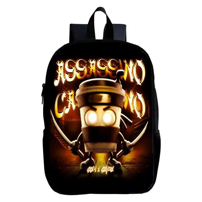 The foreign Shan Hai Jing Tung pattern single-layer backpack is the best gift backpack for boys/girls and children