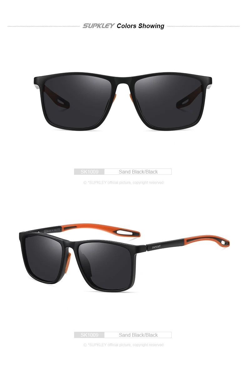 Supkley sport sonnenbrille für männer frauen bequeme leichte polarisierte sonnenbrille uv400 brillen zubehör beste geschenk wahl – Detail 8