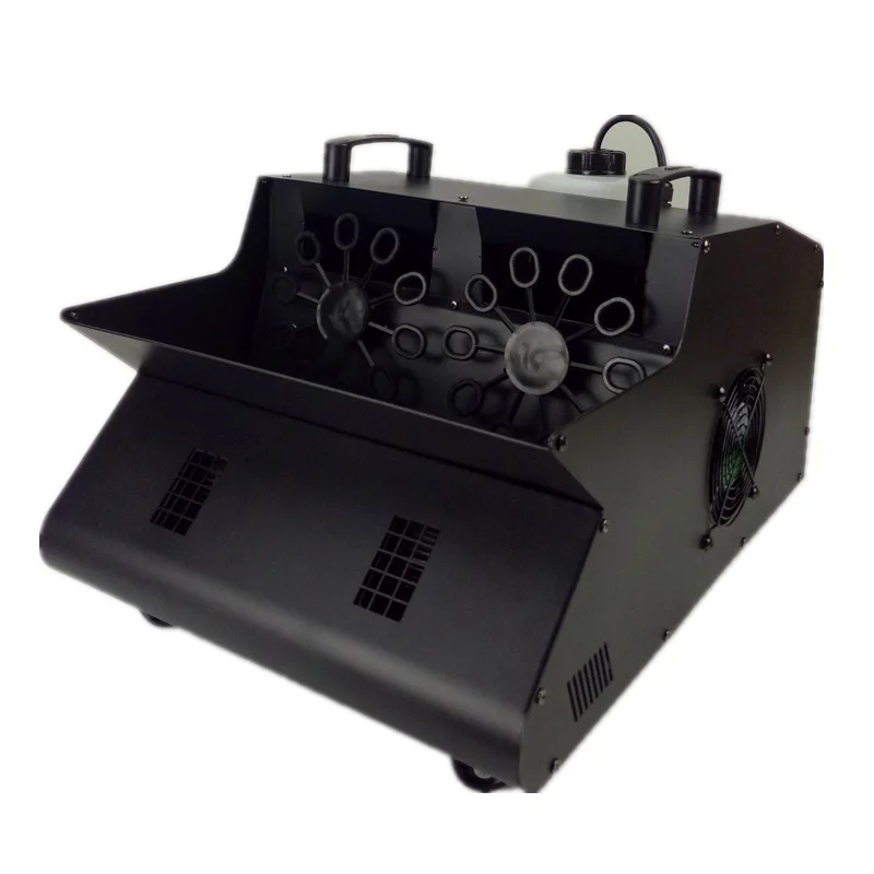 

LED double wheel smoke bubble machine Dyeing smoke bubble machine Bar stage performance equipment