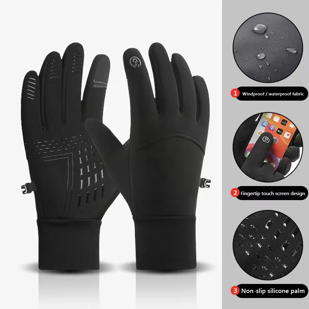 Gants chauffants USB métropolitains, imperméables, électriques, thermiques, écran tactile, extérieur, hiver