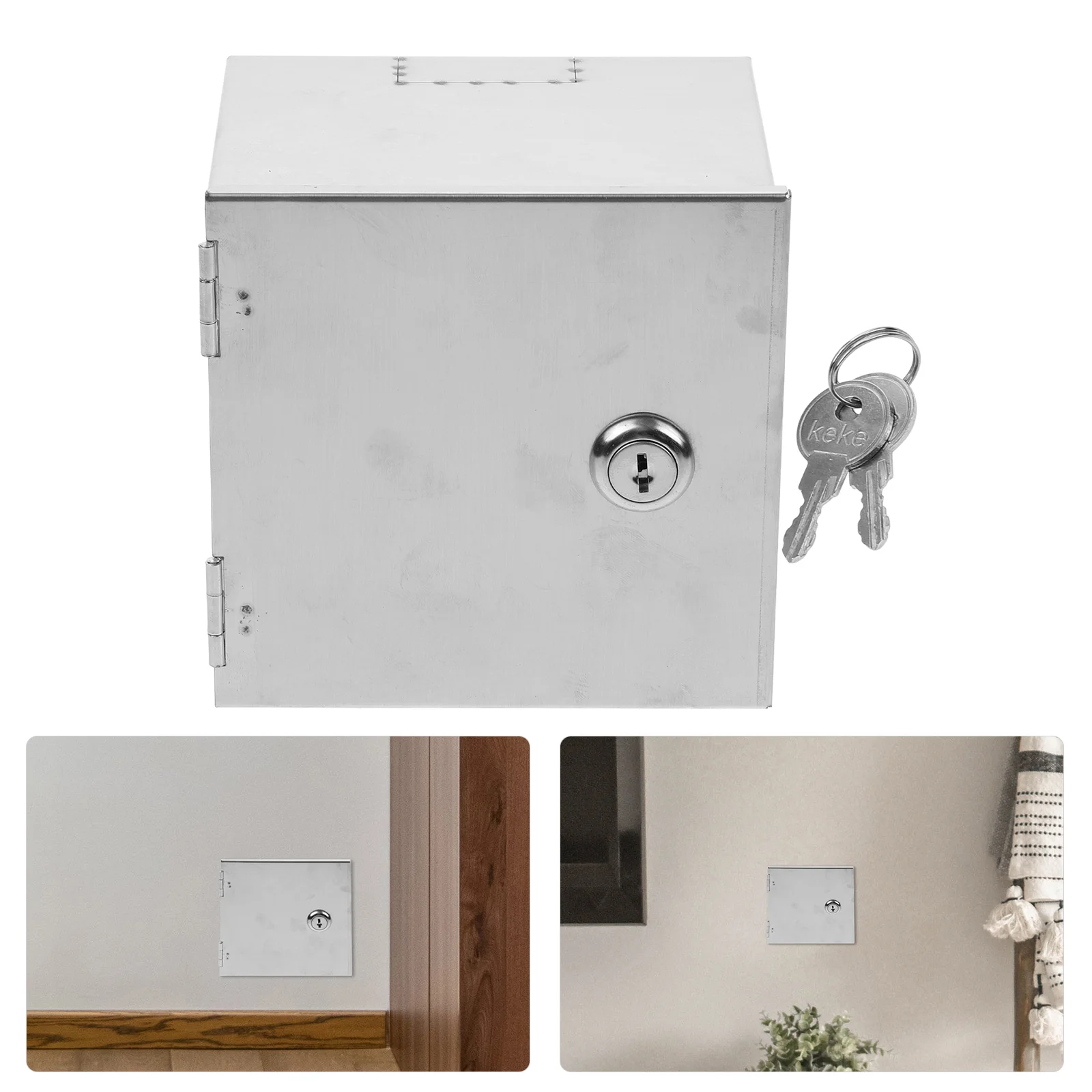 Outdoor Socket Protector RVS Outlet Socket Box Afsluitbare Protector voor Socket Outlet outlet box