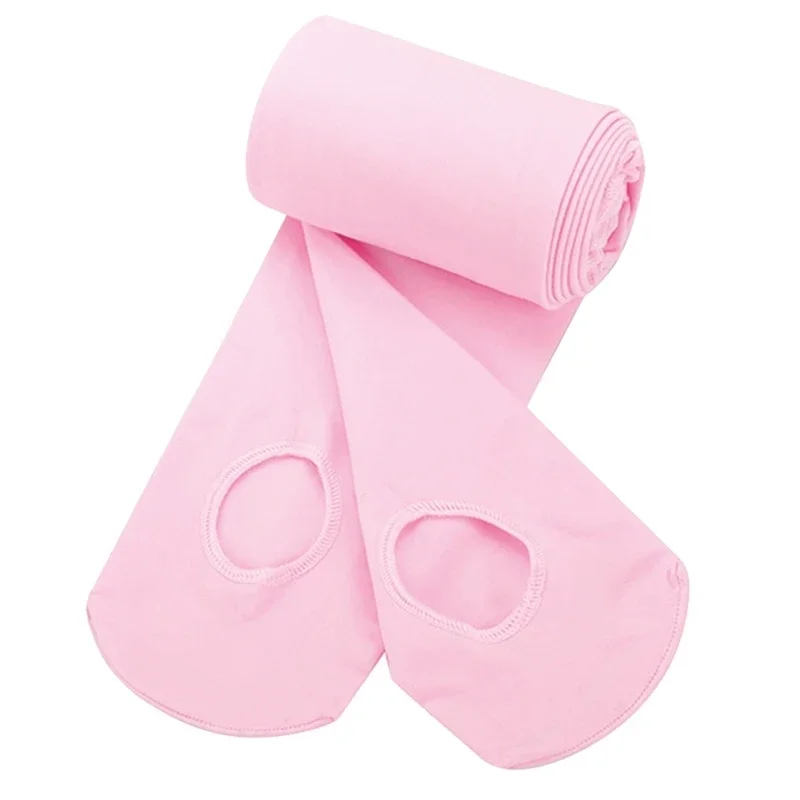 Schulkinder Mädchen Übergang Ballettstrumpfhose Ultraweiche, bequeme, blickdichte, umwandelbare Baby-Tanzstrumpfhose mit dem Loch – Detail 8