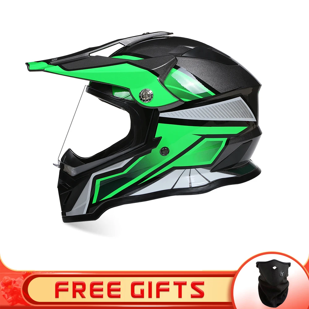 2023 Motocross Off Road Dirty Bike Motorcycle Helmet Motobike Rally Racing Casco Full Face Riding Casque Moto De Capacete DOT