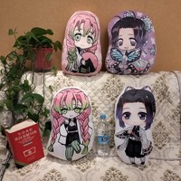 45cm Demon Slayer Blade Pillar Training Chapter Plush Doll Rengoku Kyoujurou Iguro Obanai Douma Kanroji Mitsuri Plushie Figure