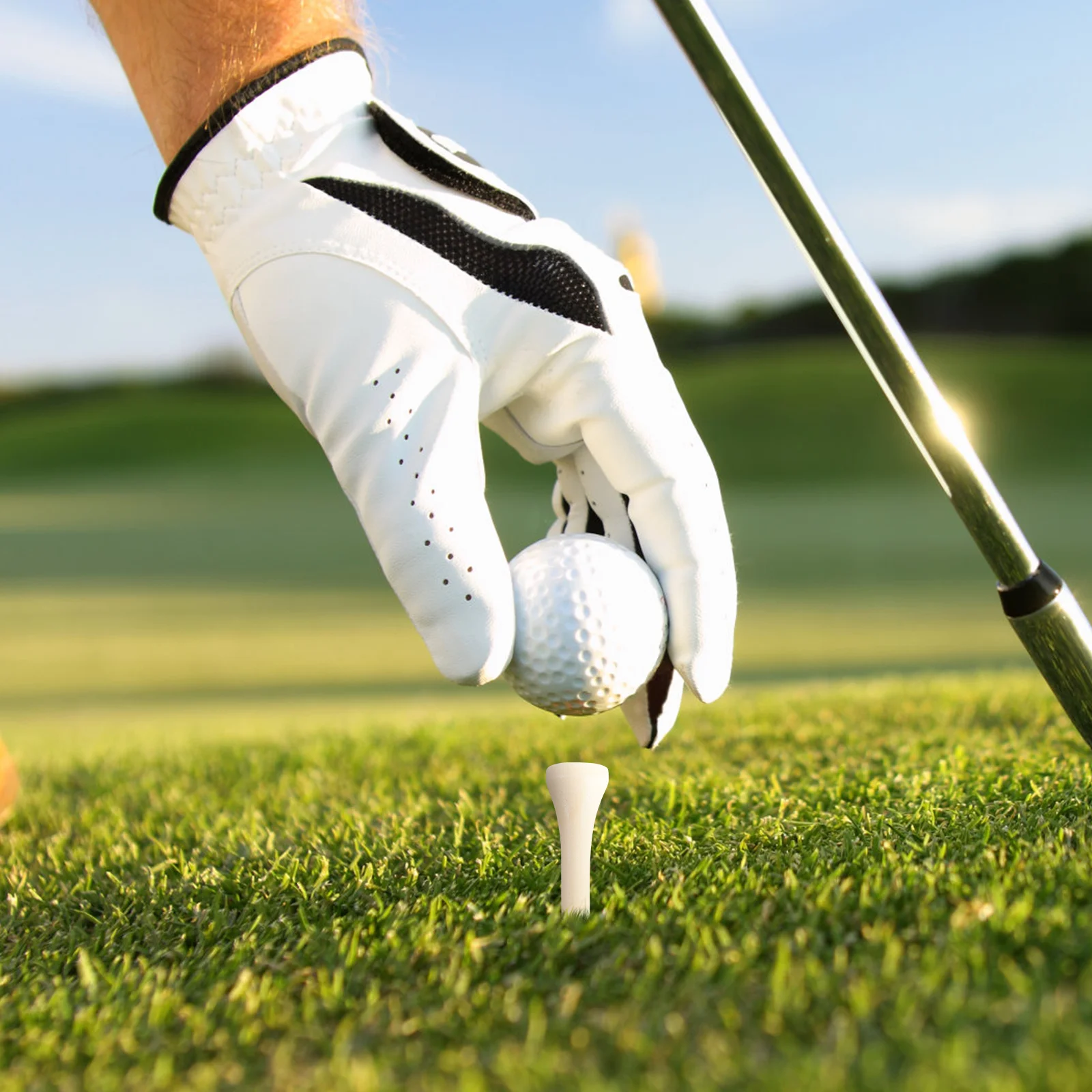 

Golf Accessory Kit Brown Mini Ball Holder Pouch With Metal Snap Closure Belt Clip Tee Storage Tool Pouch Bag